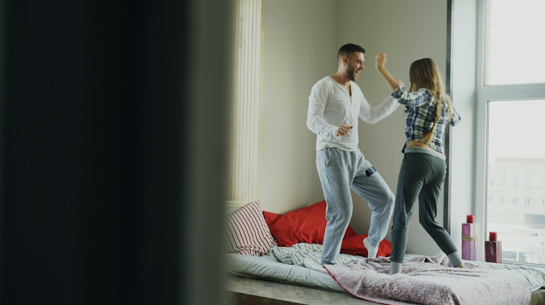 couple arguing at home