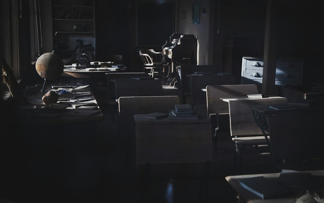 detective reviewing documents